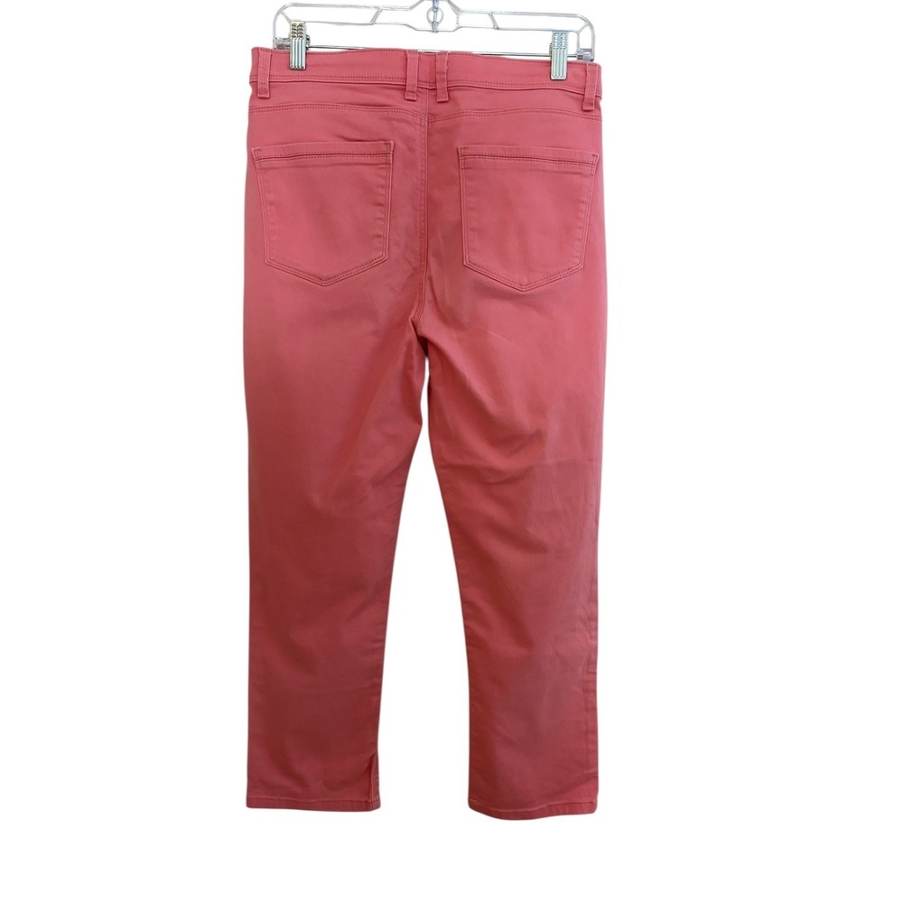 Lee Platinum Label Women's Jeans Size 8 Med‎ Coral Pink Straight Leg Stretch - Picture 4 of 10